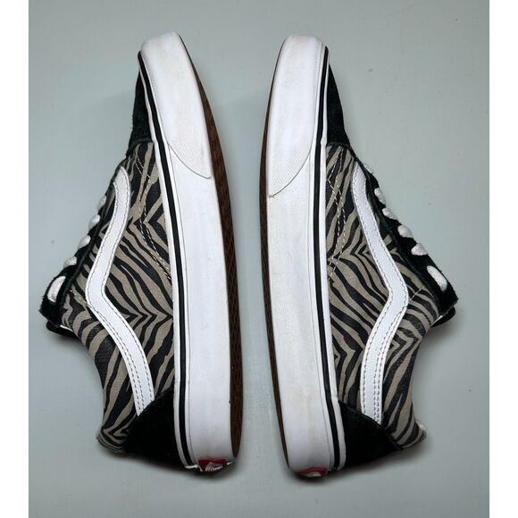 VANS‎ Old Skool Safari Multi, Leopard Zebra, Black and White, Women's 6 - Picture 6 of 11